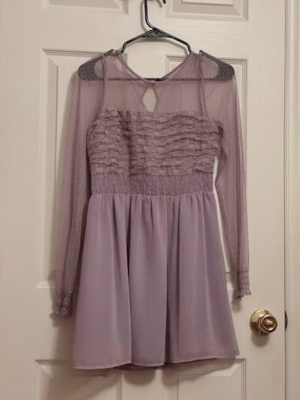 Lilac Free People Mini Dress